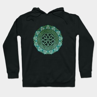 Celtic Mandala Art - Green 40 Hoodie